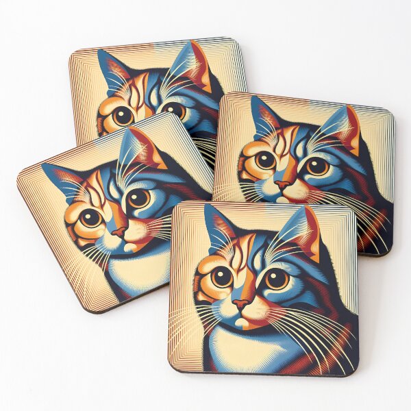 Item preview, Manx Elegance: Abstract Symphony designed and sold by BastKittyStore.