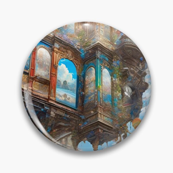 Item preview, Mirror World - Surreal Fantast Art designed and sold by Delerat7.