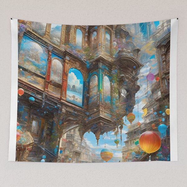 Item preview, Mirror World - Surreal Fantast Art designed and sold by Delerat7.
