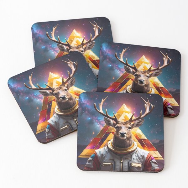 Item preview, Galactic Voyager: Ethereal Deer in Celestial Odyssey designed and sold by SCBlend.