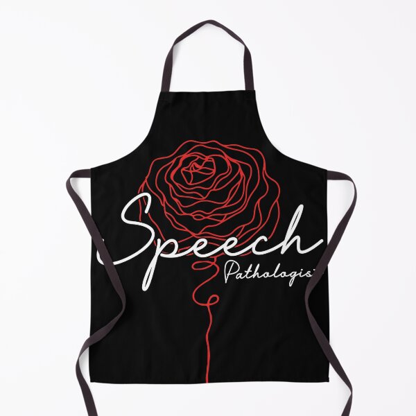 Item preview, SLPs Speech Language Pathologist Valentine Red Rose designed and sold by CrafterCave.