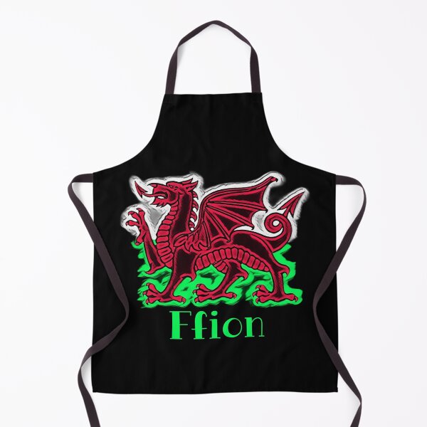 Item preview, FFION CYMRU DRAIG GOCH DRAGON GREEN designed and sold by Marni Scofidio Desi9ns.
