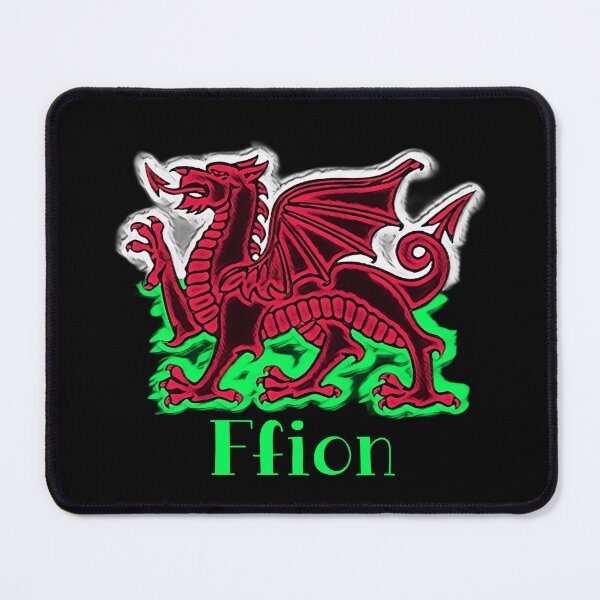 Item preview, FFION CYMRU DRAIG GOCH DRAGON GREEN designed and sold by Marni Scofidio Desi9ns.