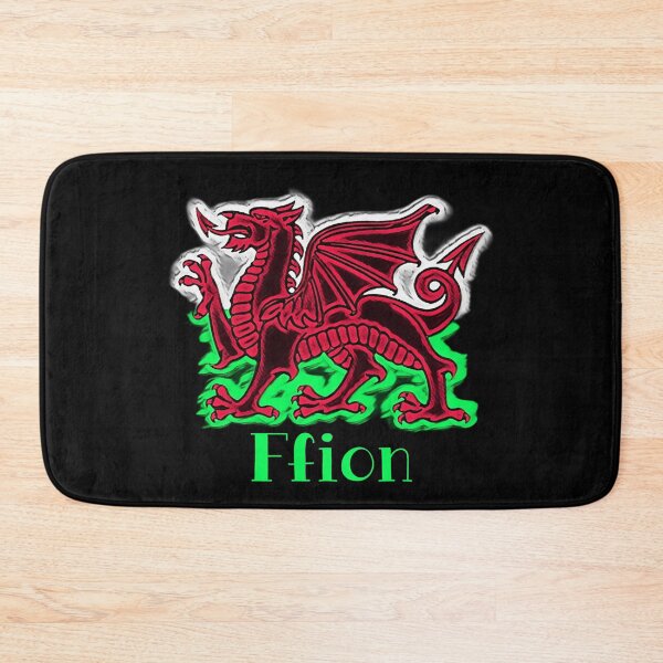 Item preview, FFION CYMRU DRAIG GOCH DRAGON GREEN designed and sold by Marni Scofidio Desi9ns.