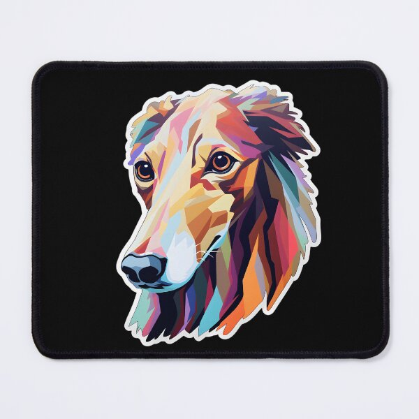 Item preview, Borzoi in WPAP style designed and sold by CUTEDOGGIEZ.