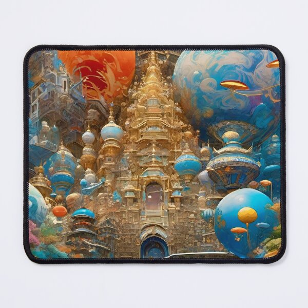 Item preview, Planetary Concordance - Surreal Fantast Art designed and sold by Delerat7.