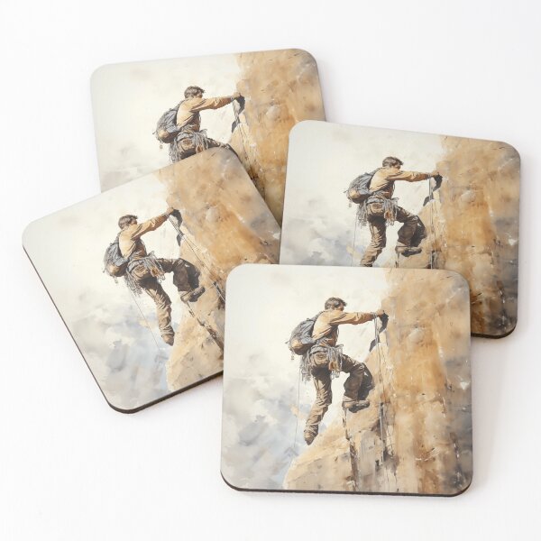 Item preview, Climber in watercolor style designed and sold by Sp3ctrumOfColor.