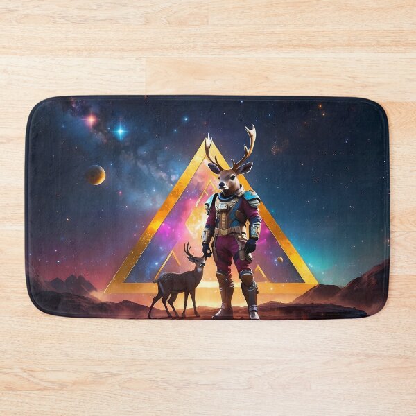 Item preview, Celestial Explorer: Astronaut Deer Amidst the Cosmic Symphony designed and sold by SCBlend.
