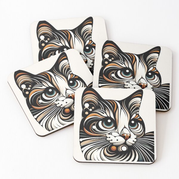 Item preview, Manx Radiance: Abstract Harmony designed and sold by BastKittyStore.