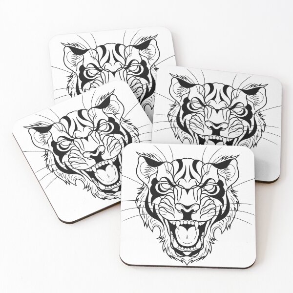 Item preview, Traditional tiger tattoo designed and sold by Laura-Jones.