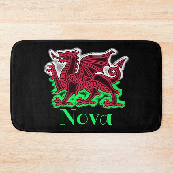 Item preview, NOVA CYMRU DRAIG GOCH DRAGON GREEN designed and sold by Marni Scofidio Desi9ns.