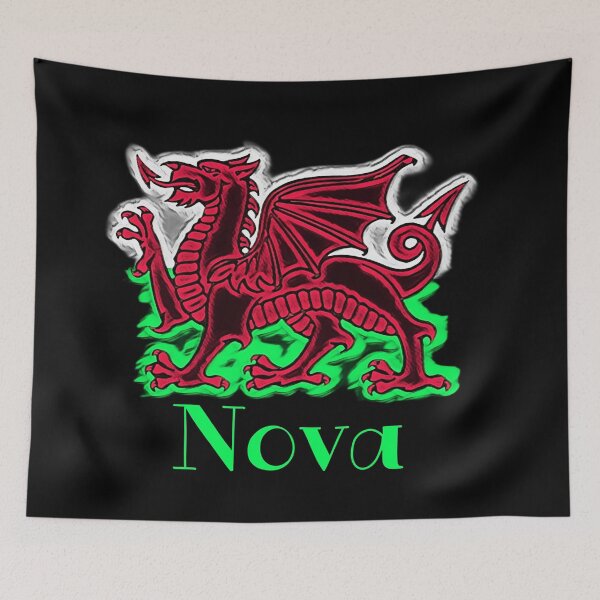Aperçu de l'œuvre NOVA CYMRU DRAIG GOCH DRAGON VERT créée et vendue par Marni Scofidio Desi9ns.