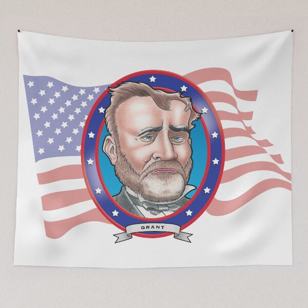 Item preview, Ulysses S. Grant Caricature designed and sold by FunFaces.