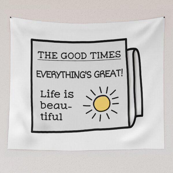Item preview, The Good Times Positive Newspaper designed and sold by wonderxwander.