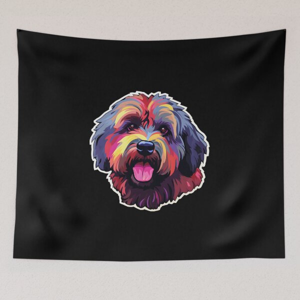Item preview, Bouvier des Flandres in WPAP style designed and sold by CUTEDOGGIEZ.