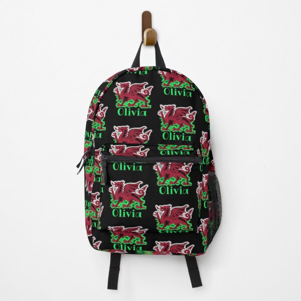 Item preview, OLIVIA CYMRU DRAIG GOCH DRAGON GREEN designed and sold by Marni Scofidio Desi9ns.