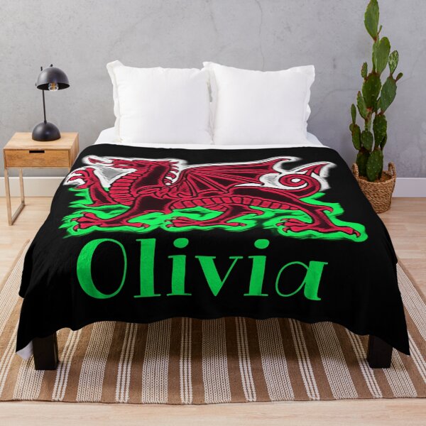 Aperçu de l'œuvre OLIVIA CYMRU DRAIG GOCH DRAGON VERT créée et vendue par Marni Scofidio Desi9ns.
