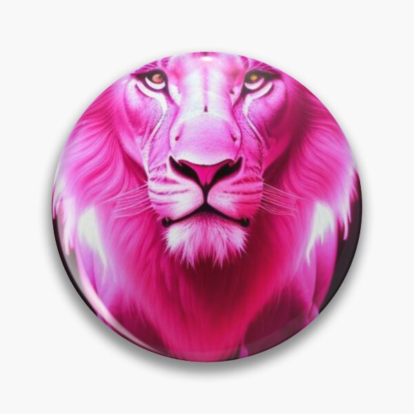 Artikelvorschau, Vibrant Pink Neon Lion 4 - Electrifying Glow Art on Redbubble entworfen und verkauft von craftyblinders9.