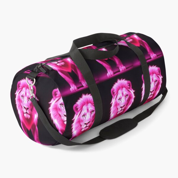Artikelvorschau, Vibrant Pink Neon Lion 4 - Electrifying Glow Art on Redbubble entworfen und verkauft von craftyblinders9.