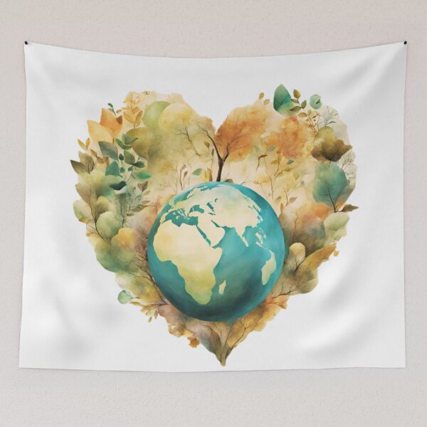 Item preview, Earth in Heart designed and sold by elleci.