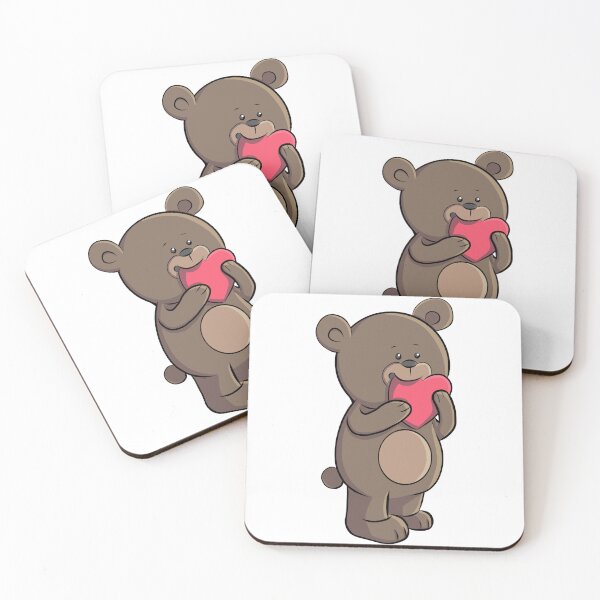 Item preview, Teddy bear eating the valentine's day designed and sold by Pafart.