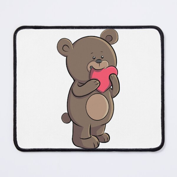 Item preview, Teddy bear eating the valentine's day designed and sold by Pafart.
