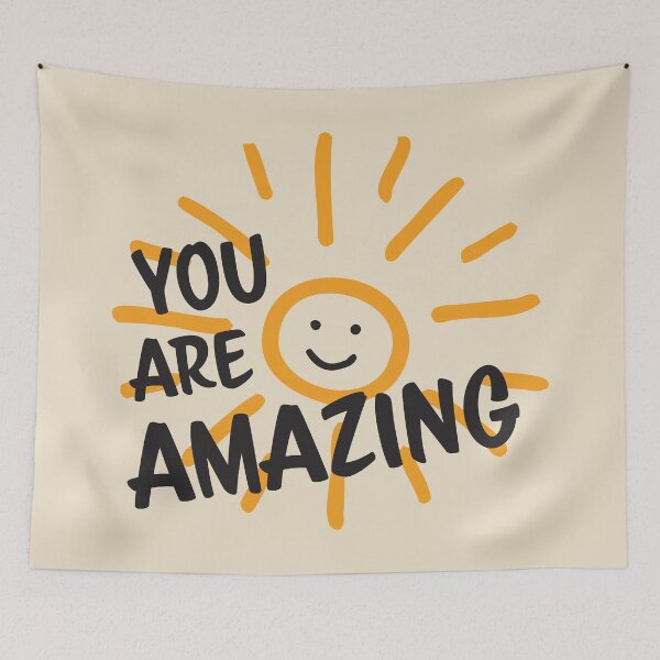 Item preview, You are amazing. Motivating quote with positive affirmation.  designed and sold by NataliaVVV.