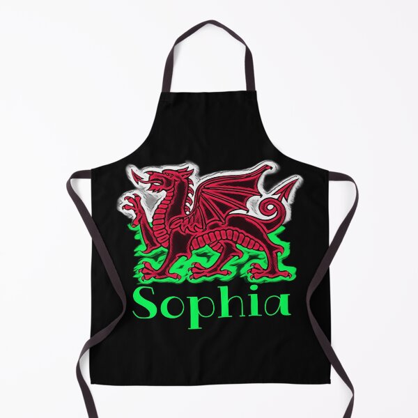 Item preview, SOPHIA CYMRU DRAIG GOCH DRAGON GREEN designed and sold by Marni Scofidio Desi9ns.
