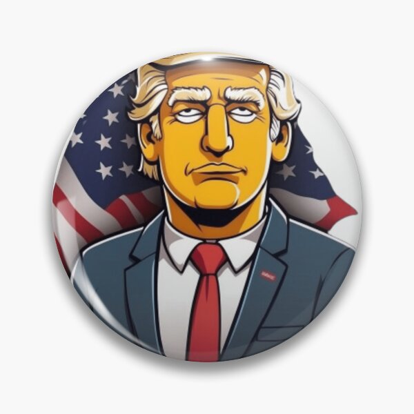 Item preview, Trump Patriot: American Flag Tee designed and sold by HalloweenHQ.