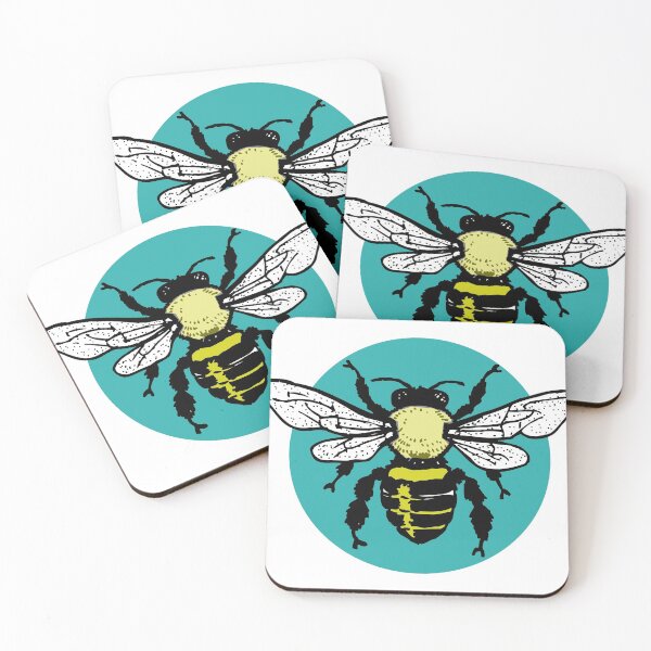 Item preview, Vintage Bee in Circle designed and sold by MUZA9.