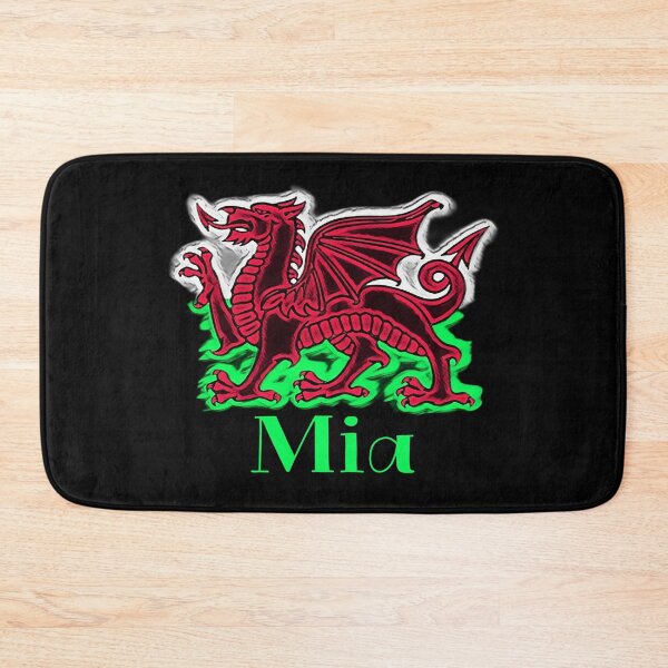Item preview, MIA CYMRU DRAIG GOCH DRAGON GREEN designed and sold by Marni Scofidio Desi9ns.