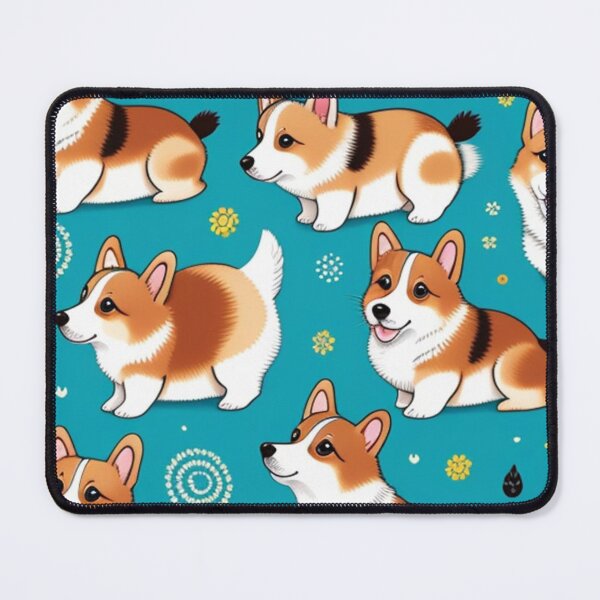 Item preview, Pattern of corgis  designed and sold by Roxburylane.