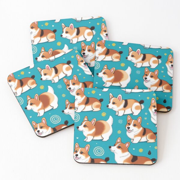 Item preview, Pattern of corgis  designed and sold by Roxburylane.