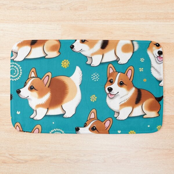Item preview, Pattern of corgis  designed and sold by Roxburylane.