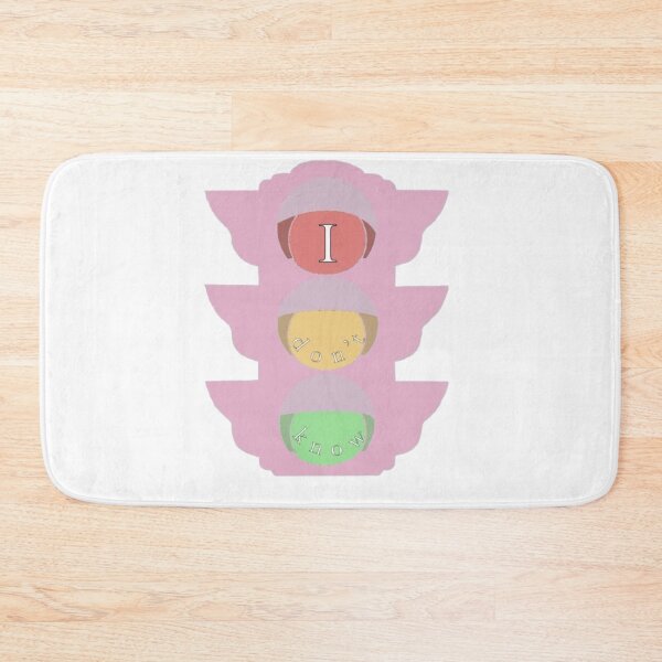 Item preview, traffic lights pink full text designed and sold by bluemirrorball.