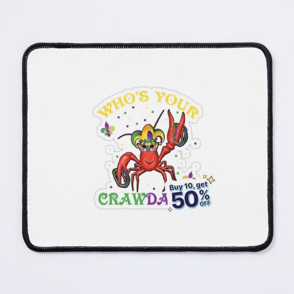 Item preview, Whos Your Crawdaddy Crawfish Jester Beads Funny Mardi Gras T Shirt T-Shirts designed and sold by Deadliness45.