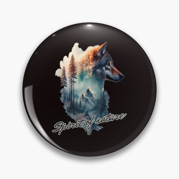 Item preview, Wolf Artistic Double Exposure Animal Motif Wolf Motif designed and sold by Zerberus71.