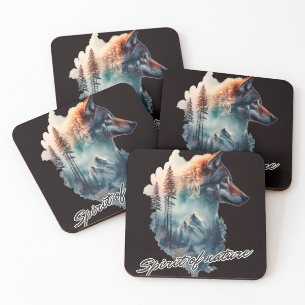 Item preview, Wolf Artistic Double Exposure Animal Motif Wolf Motif designed and sold by Zerberus71.