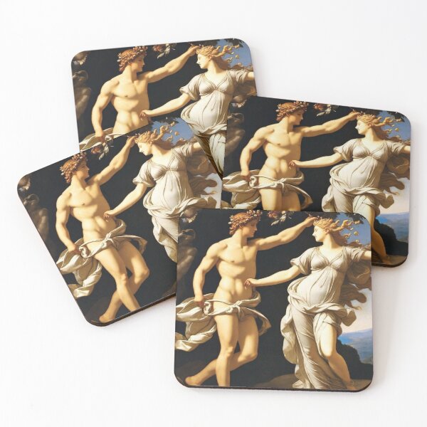 Item preview, Framed Classical Image of the Mythical Apollo and Daphne designed and sold by kylmllr101684.