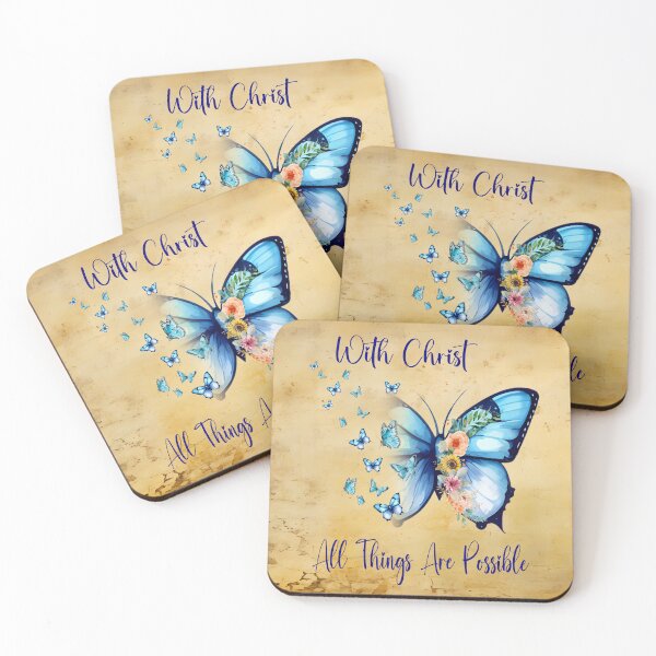 Item preview, Magical Luna Moth: With Christ All Things are Possible  designed and sold by MysticOzzy.