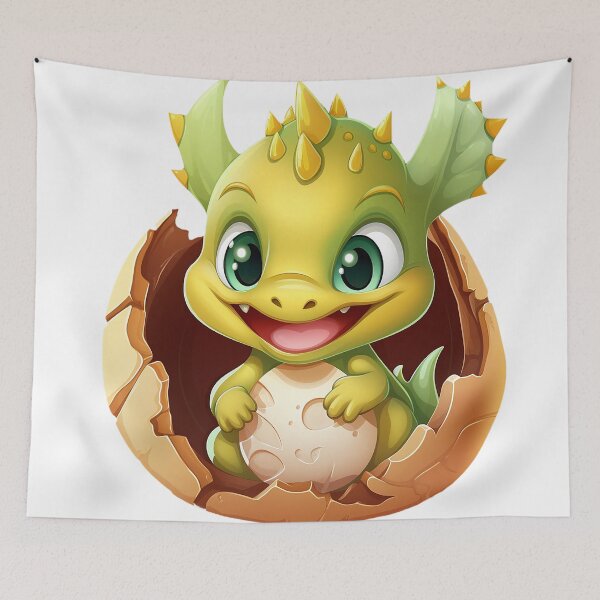 Item preview, Cute green baby dragon designed and sold by Maryberry96.