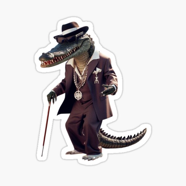 Item preview, Floridian Pimp Crocodile Joe designed and sold by MeowdiYall.