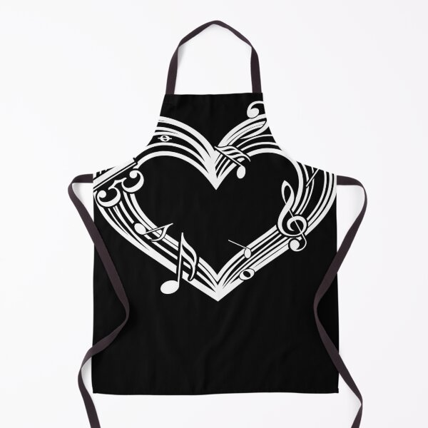 Item preview, Line Heart Shape Musical Notes Clef Music Lovers Teacher Student Valentines Day designed and sold by CrafterCave.
