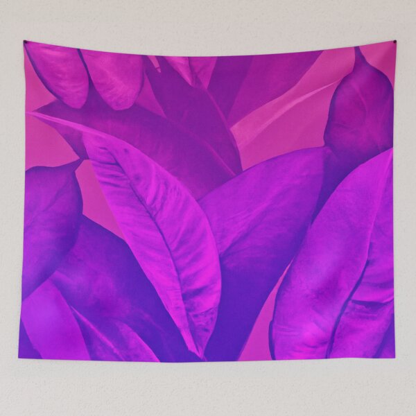 Item preview, Enchanting Neon Leaves Pattern designed and sold by Health And Fitness Posts e-Store.