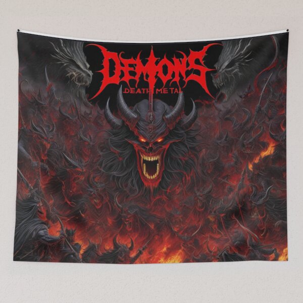 Item preview, Heavy Metal Death Metal Demons designed and sold by TheDarkWardrobe.