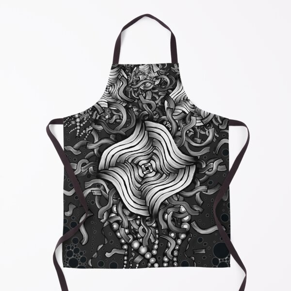 Item preview, Abstract Black and White Flowers Celebration designed and sold by Wasted Potential ink.