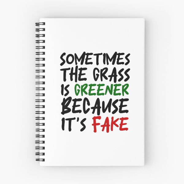 Item preview, Sometimes the grass is greener because it's fake designed and sold by wonderxwander.