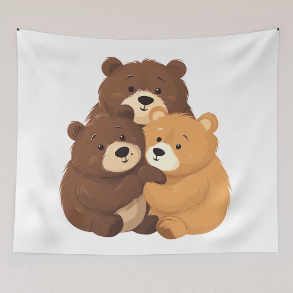 Item preview, three tender bears designed and sold by javierparra.