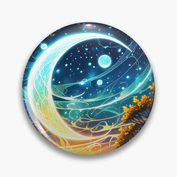 Item preview, romantic landscape with moon designed and sold by fantasyMASTER.
