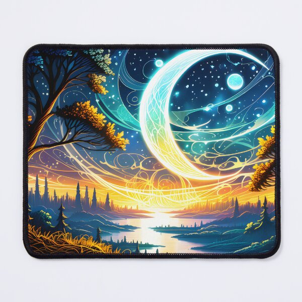 Item preview, romantic landscape with moon designed and sold by fantasyMASTER.